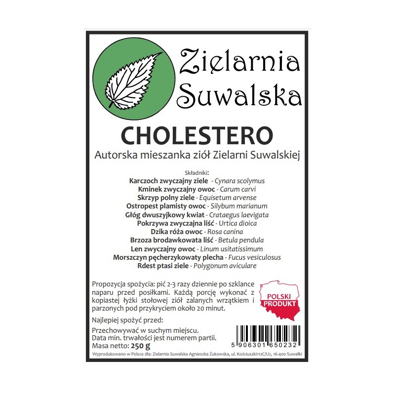 Cholestero - nowa nazwa mieszanki Miażdżyca Cholesterol Trójglicerydy