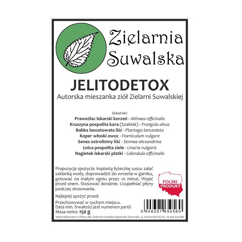 Jelitodetox - nowa nazwa mieszanki Oczyszczanie jelit