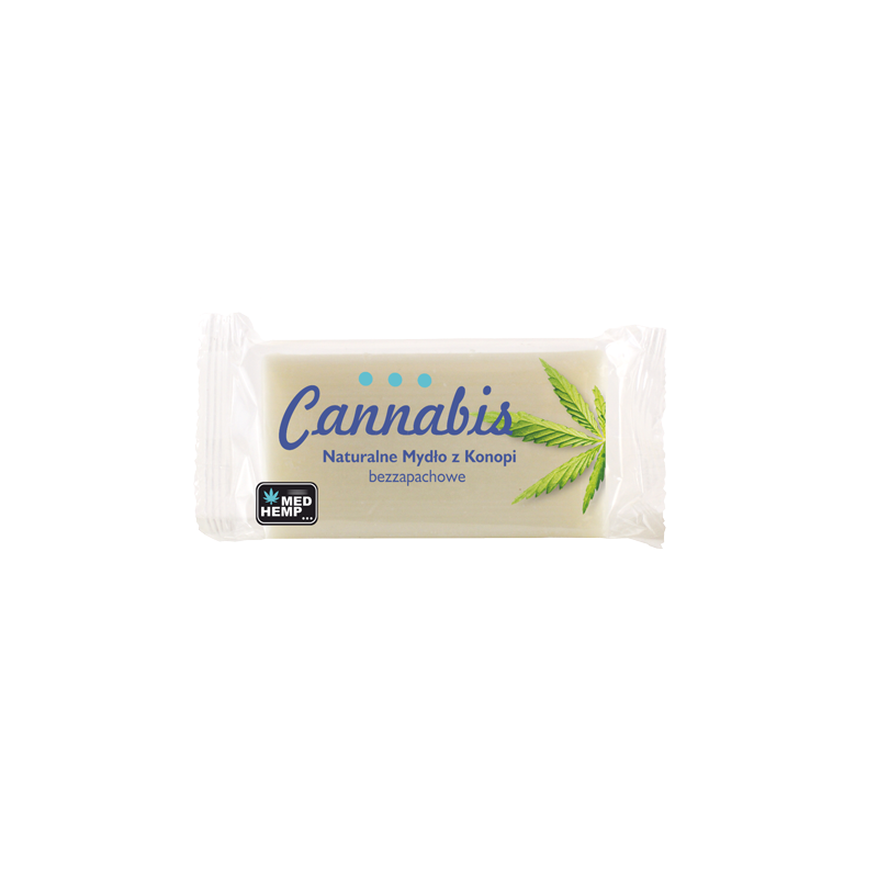 Mydło konopne naturalne  bezzapachowe - Cannabis Sativa Oil 100g. EAN 5906395456406