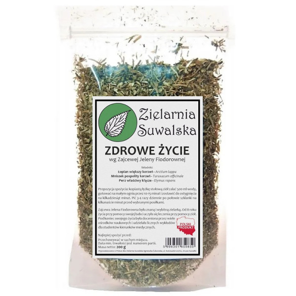 Ziola Zdrowe zycie wg Zajcewej Jeleny Fiodorownej 200g
