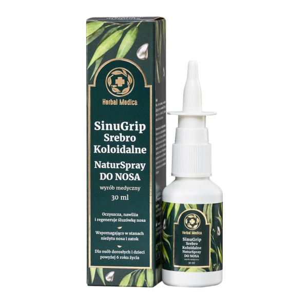 Srebro koloidalne do nosa - SinuGrip NaturSpray 30 ml