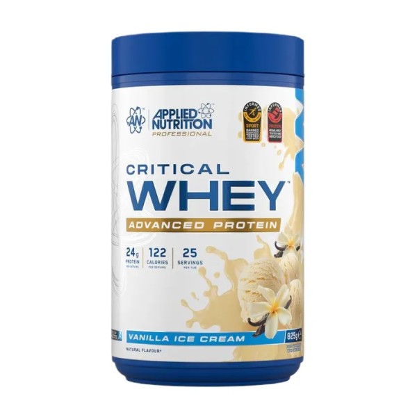 critical whey vanilla ice cream 825 g applied nutrition bialko serwatkowe