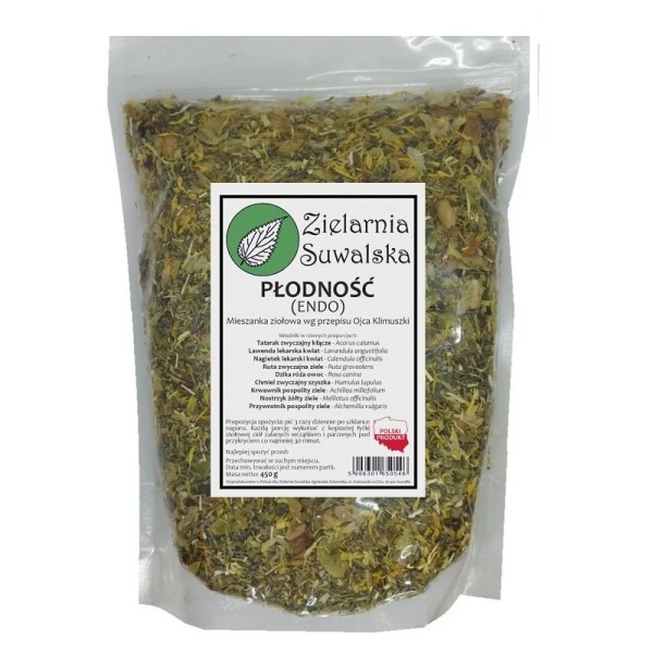 Zioła Płodność ENDO Zielarnia Suwalska 450g
