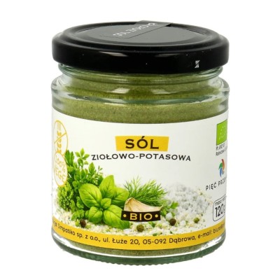 Sól ziołowo-potasowa 120 g Pięć Przemian