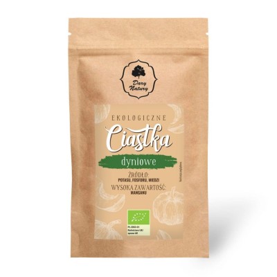 ciasteczka dyniowe BIO Dary Natury 150 g z przyprawą korzenną