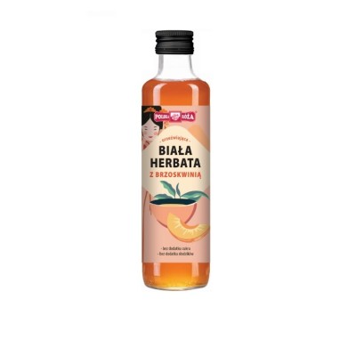 Herbata biała z brzoskwinią 250 ml Polska Róża napój bez dodatku cukru