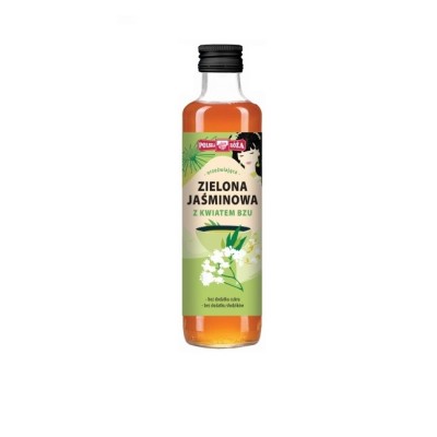 Herbata zielona jaśminowa z kwiatem bzu 250 ml Polska Róża napój bez dodatku cukru