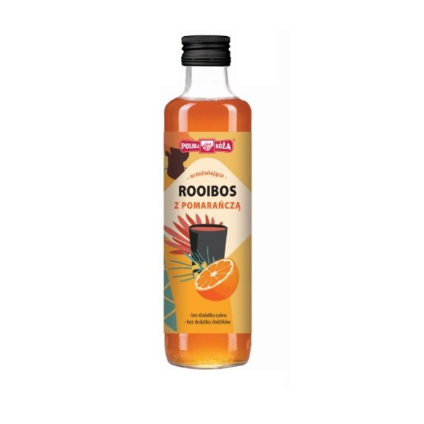 Herbata rooibos z pomarańczą 250 ml Polska Róża napój bez dodatku cukru