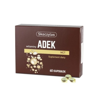Skoczylas Witamina ADEK MCT 60 kapsułek suplement diety z witaminami A D E K2