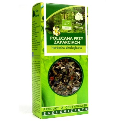 Dary Natury Herbatka Polecana Przy Zaparciach BIO 50 g - susz z ziół i owoców