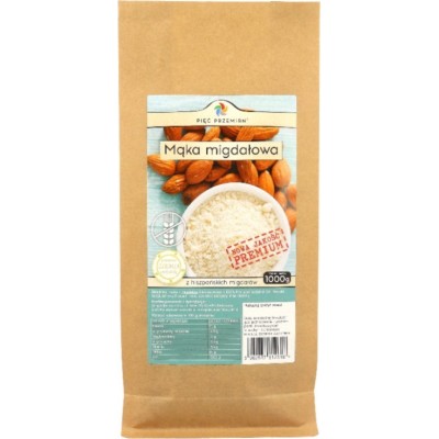Pięć Przemian Mąka migdałowa Premium 1000 g z migdałów blanszowanych