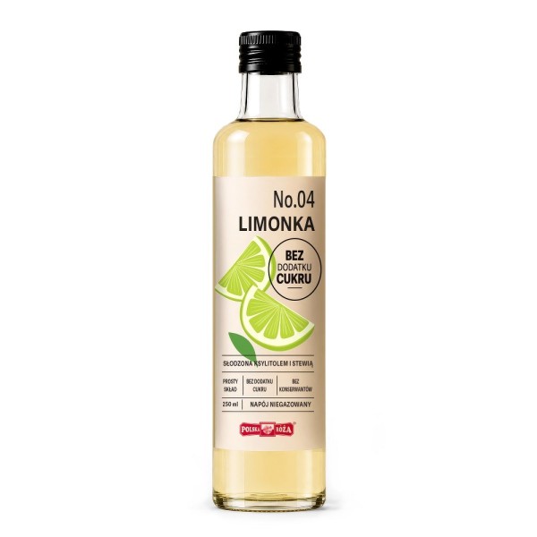 Napój No. 4 Limonka bez cukru 250 ml Polska Róża