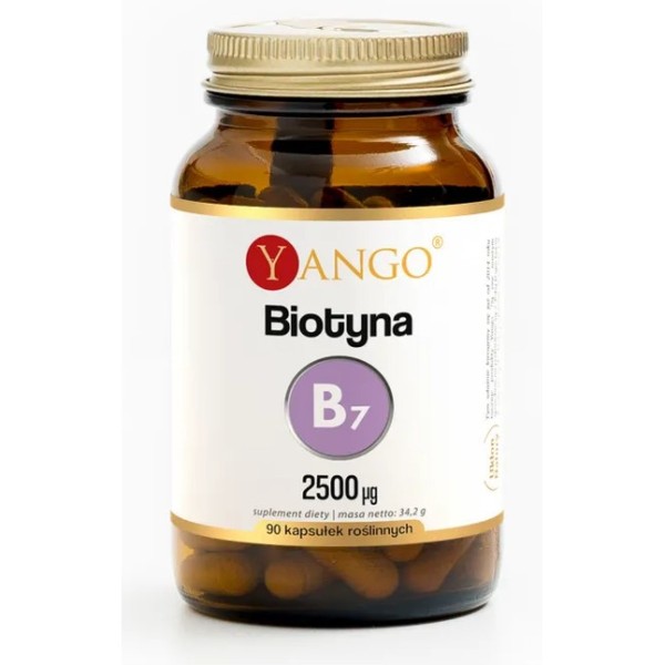 Biotyna 2500 µg - Yango 90 kapsułek