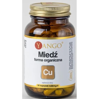 Yango Miedź forma organiczna 2 mg 90 kapsułek