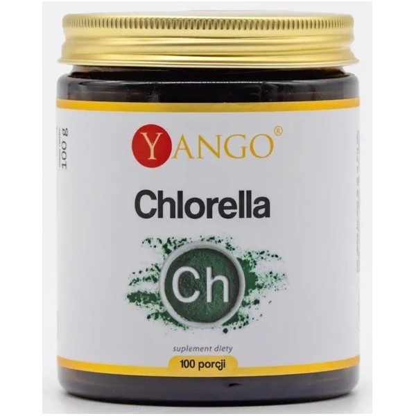 Yango Chlorella 100 g Chlorella vulgaris w proszku