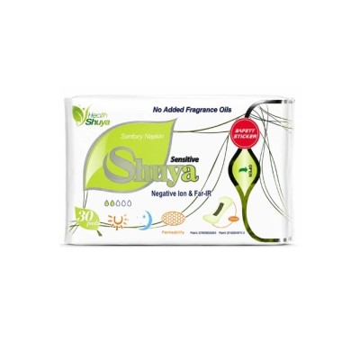 Wkładki higieniczne Sensitive Shuya Health 30 sztuk do skóry wrażliwej
