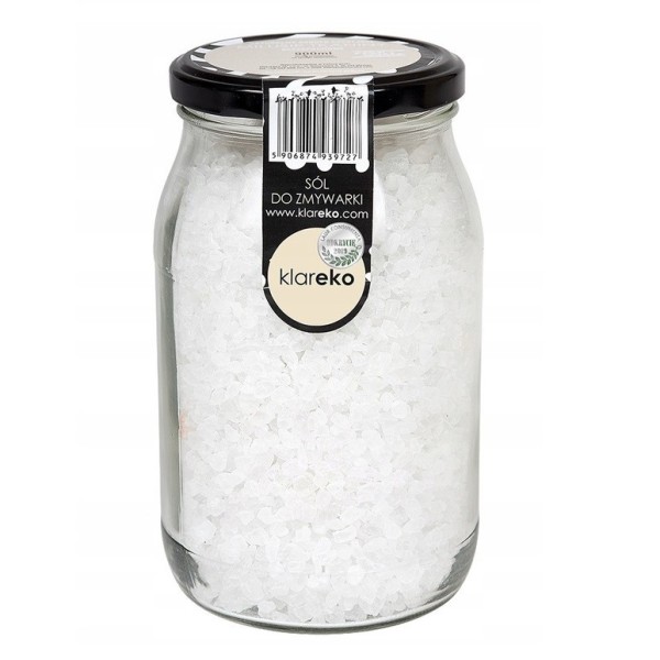 Klareko Sól do zmywarki Słój 1 kg Zero Waste