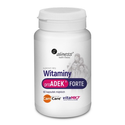 Witaminy proADEK Forte witaminy A D E i K 60 kapsułek