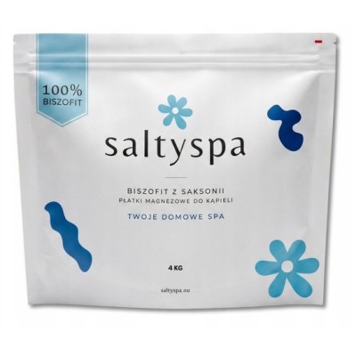 saltyspa Biszofit z Saksonii płatki magnezowe do kąpieli 4 kg
