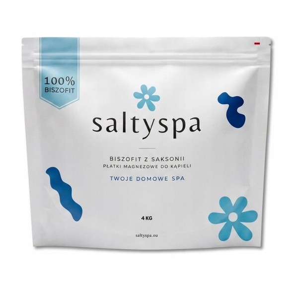 saltyspa Biszofit z Saksonii płatki magnezowe do kąpieli 4 kg