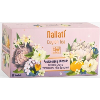 Nallati Cejlońska Herbata Pasjonujący Wieczór 25 torebek