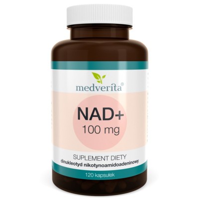 Medverita NAD+ 100 mg Dinukleotyd Nikotynoamidoadeninowy 120 kapsułek