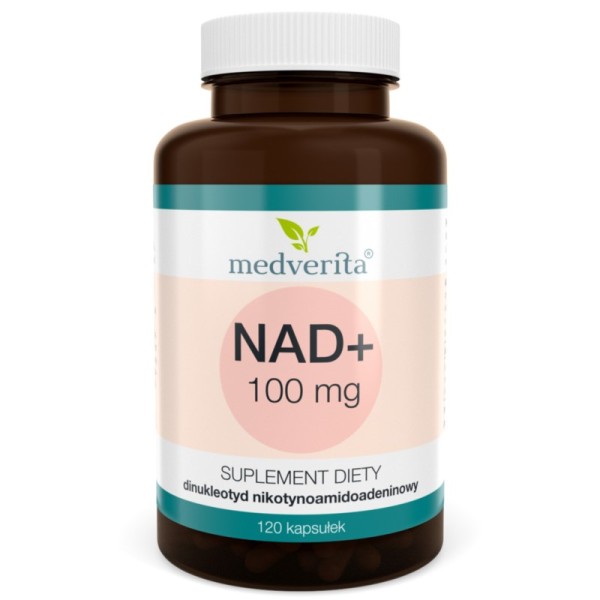 Medverita NAD+ 100 mg Dinukleotyd Nikotynoamidoadeninowy 120 kapsułek