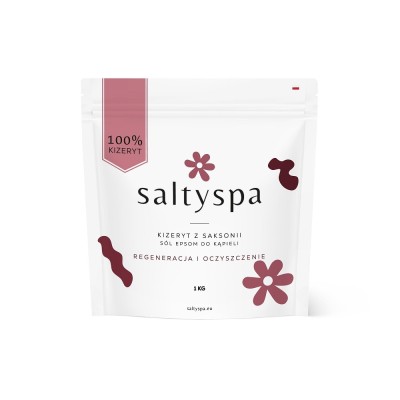 salty spa Kizeryt z Saksonii sól Epsom do kąpieli 1 kg