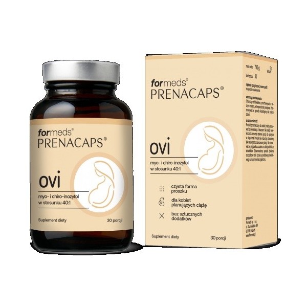 Formeds PRENACAPS Myo Chiro Inozytol NAC 30 porcji proszek