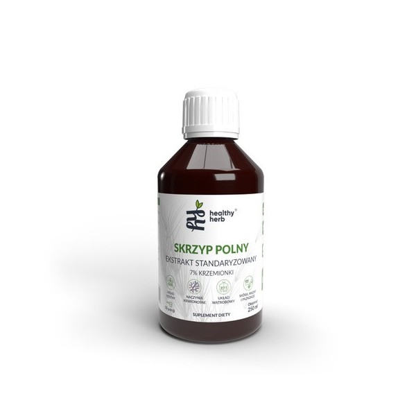 Skrzyp Polny Ekstrakt 250 ml Healthy Herb płynny suplement z krzemionką