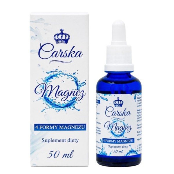 Carska Magnez 4 formy 50 ml krople 56,25 mg magnezu