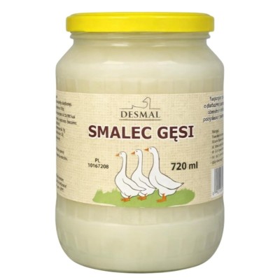 smalec gęsi sadełkowy desmal 720 ml