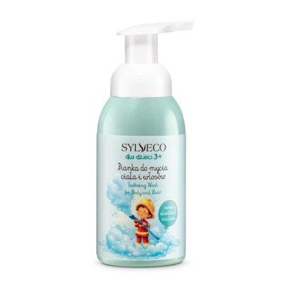 Sylveco dla dzieci 3+ pianka do mycia ciała i włosów guma balonowa 290 ml