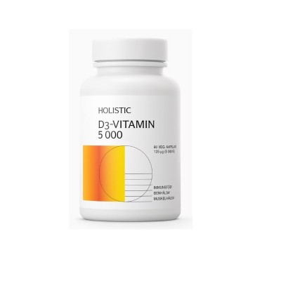 Nowa etykieta Holistic Witamina D3 5000 90 kaps.