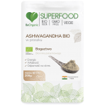 Ashwagandha Bio w proszku 200g BeOrganic żeń-szeń indyjski withania somnifera