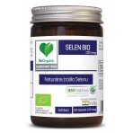 Selen Bio 100 mcg 100 tabletek BeOrganic Medicaline ekstrakt nasion słonecznika i bazylii Helianthus annuus Ocimum sanctum