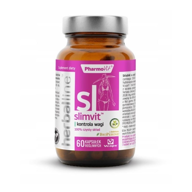 Slimvit Herballine kontrola wagi - Pharmovit 60 kapsułek