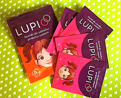 Gumki do włosów na wszy nasączane olejkami