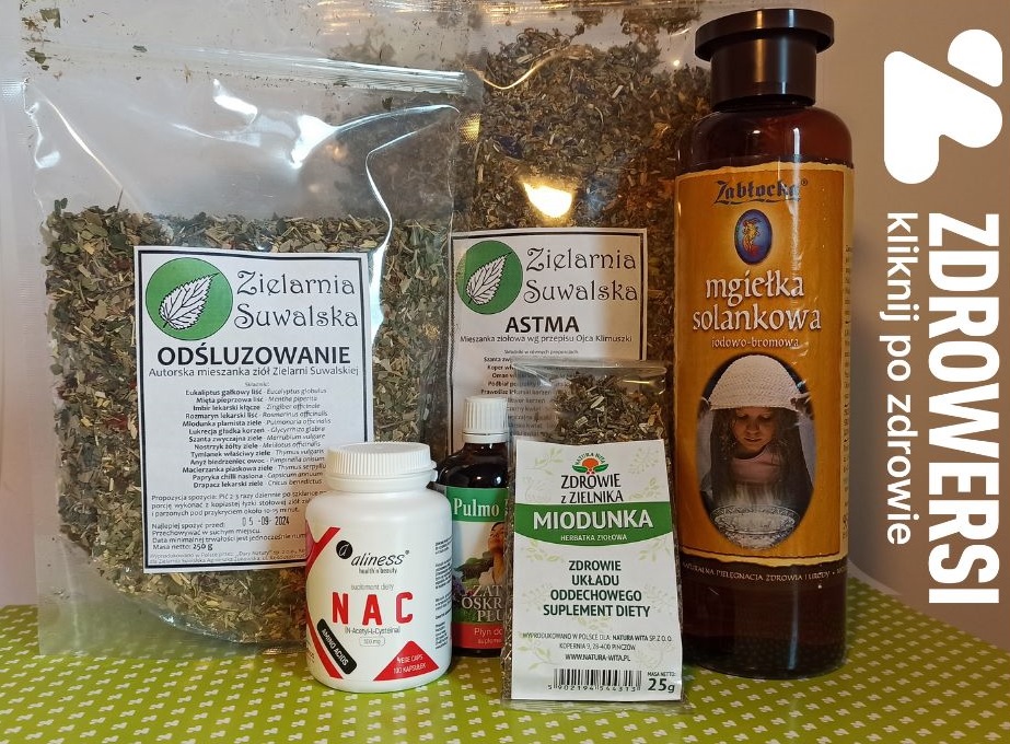 Produkty na oskrzela